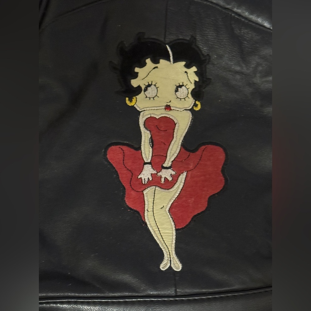 Betty Boop Faux Leather Sling Bag - Picture 2 of 4